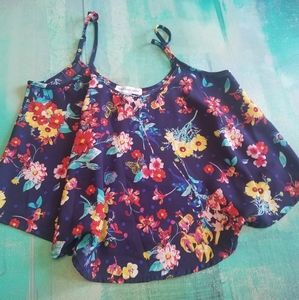 Spaghetti strap crop top size S